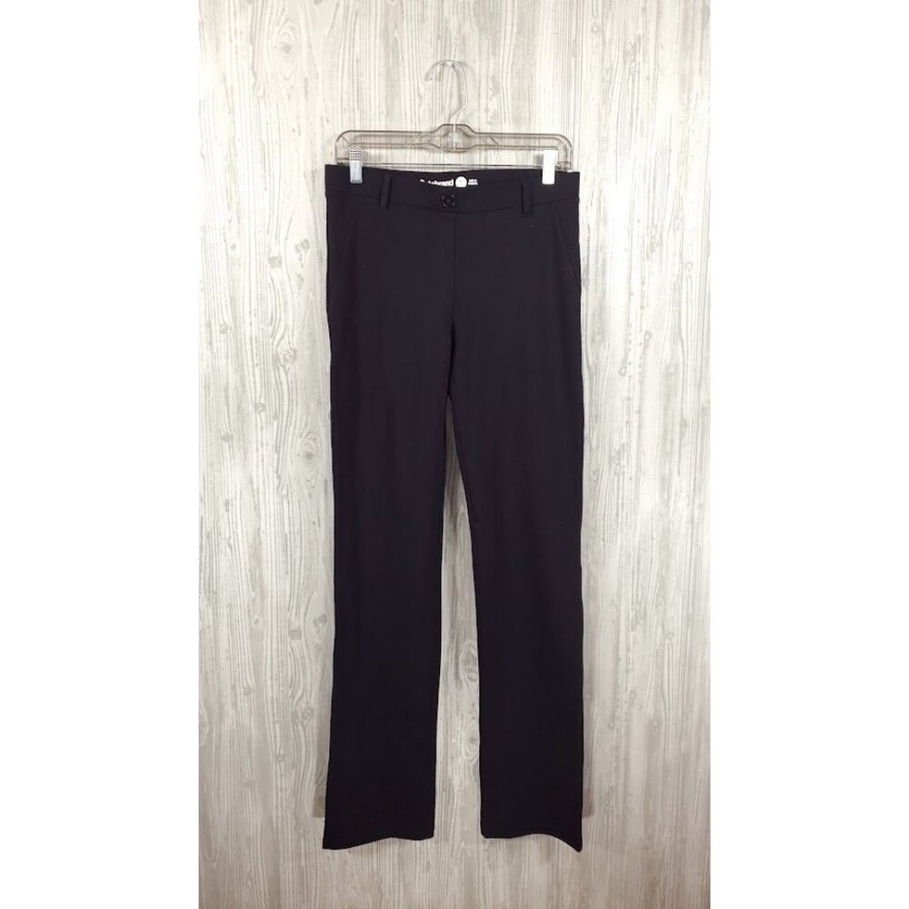 Betabrand Black Pant Yoga Trouser Black Long Straight Leg Tall